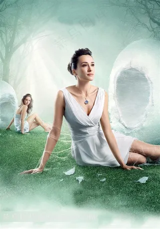 欧美珠宝广告模特