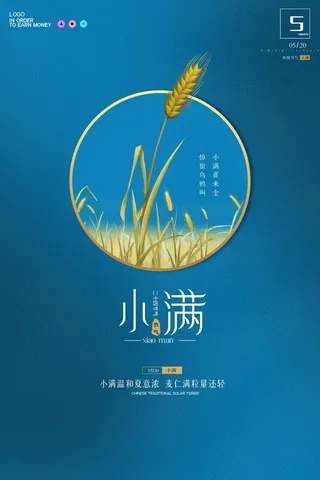 小满 传统节气海报