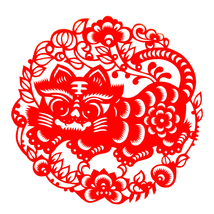 窗花剪纸免扣素材