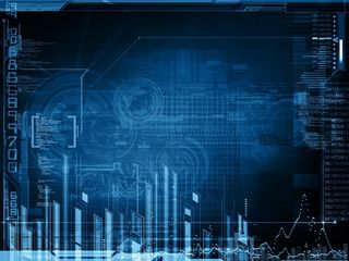 蓝色商务科技界面背景高清图片