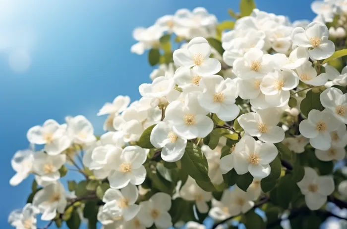 白色的花朵近景聚焦拍摄摄影图(4080x2688)