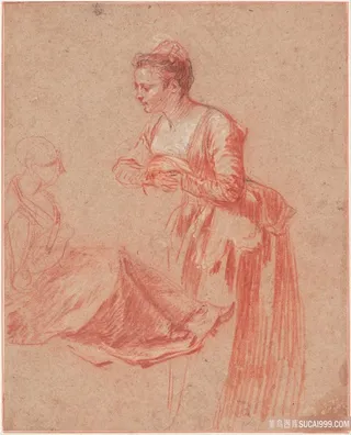 让-安东尼·华托(1684-1721)油画图片