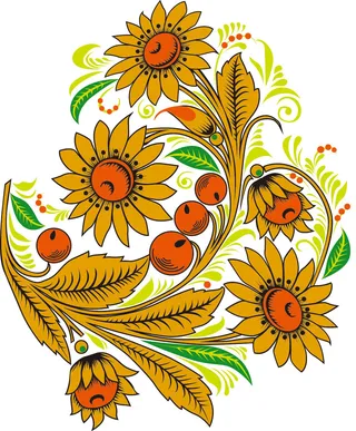 中式传统植物纹样