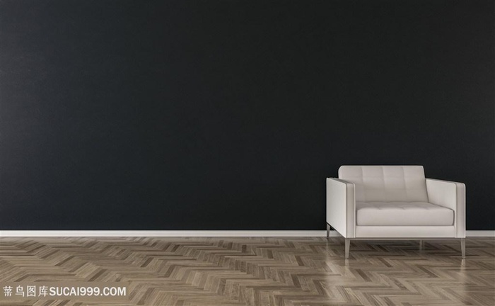 简洁客厅墙面高清图片