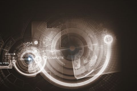 商务灰褐色信息数码高科技创意背景