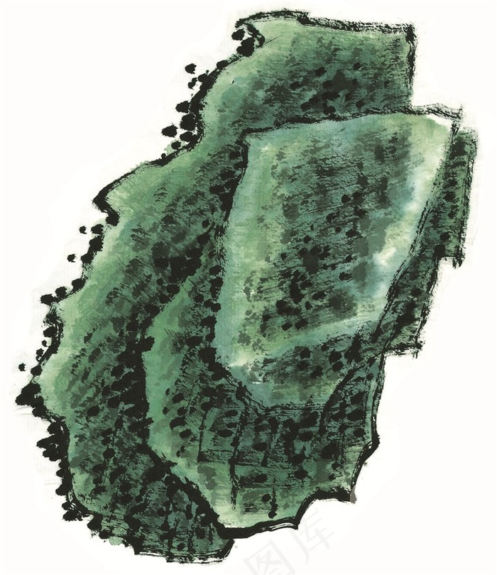 山石美术绘画jpg素材