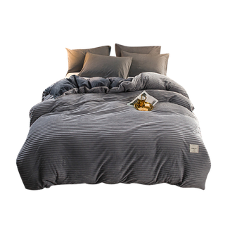 灰色 欧 式床-png免扣