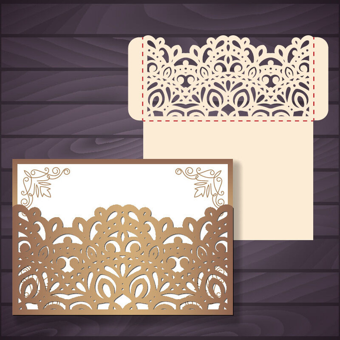 设计结婚邀请卡素材