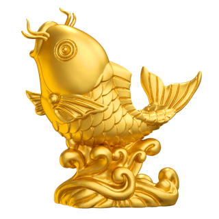 金鱼金色素材免扣