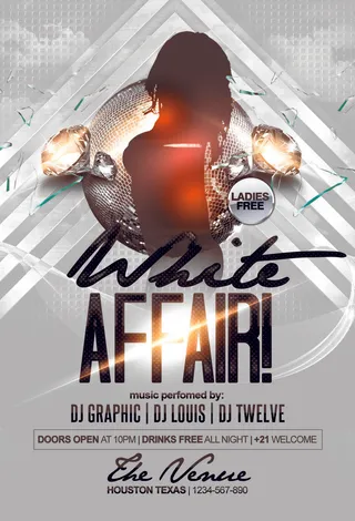 科技感多边形海报模板