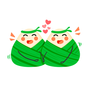 端午节粽子可爱表情免扣元素
