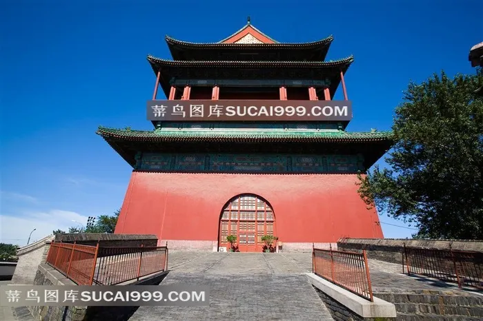 钟鼓楼建筑摄影图片