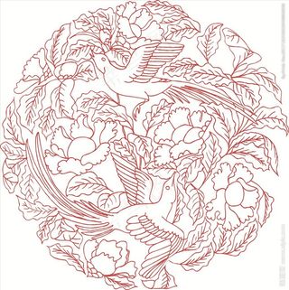 和平鸽落在树枝上