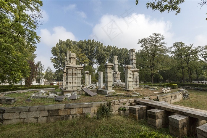 北京圆明园遗址公园图片