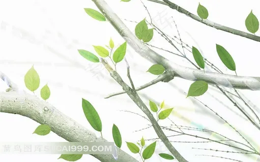 树枝树叶环保素材 树枝树叶环保素材