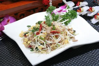 桂花炒鸭丝 16元