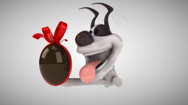 狗, 动物, 小狗, 宠物, , 卡通片, 复活节, 蛋