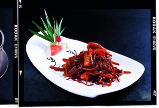 川菜湘菜高清菜谱 茶树菇炒鳗鱼柳68