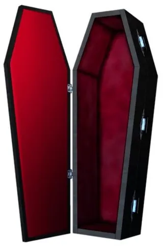 打开棺材 PNG免抠