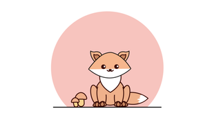 免抠素材简单动物插图