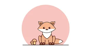 免抠素材简单动物插图