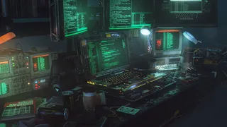 黑客代码科技高清背景