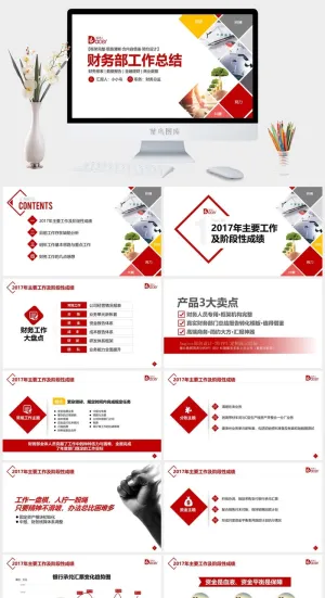 完美财务总结报告PPT