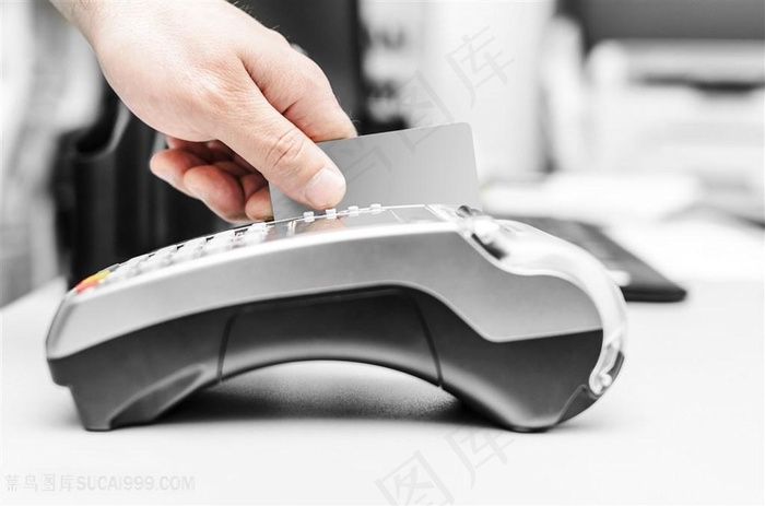 刷卡消费手势高清图