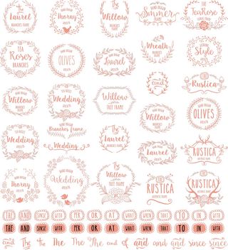 欧式复古线条边框花纹AI矢量LOGO角框花边分割线设计PSD卡片素材