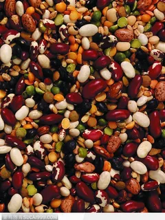 食物背景-五彩的八宝粥