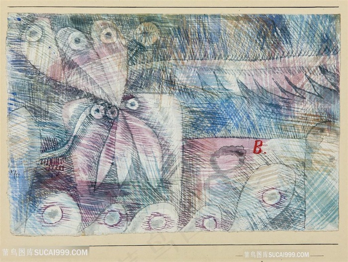保罗克利水彩艺术插画