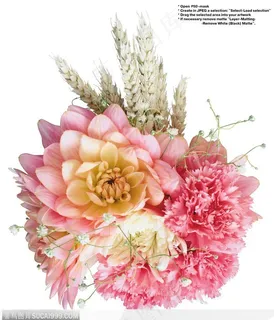 花艺花束-一束漂亮的粉色花束 花艺花束-一束漂亮的粉色花束