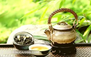 帘子上的茶壶
