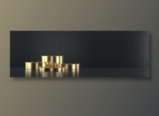 黑色高端产品展台