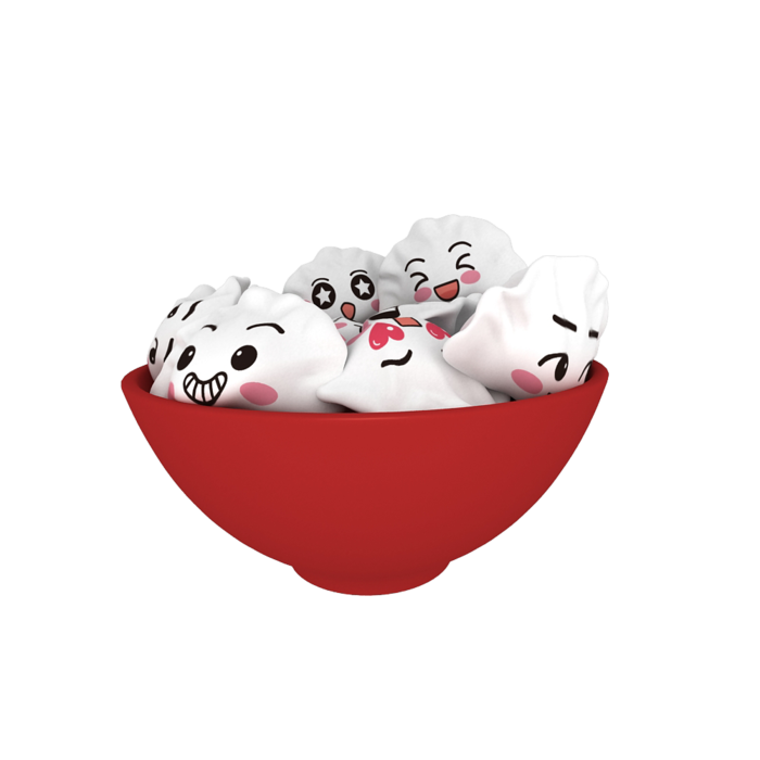 免抠饺子素材 
