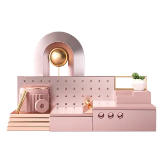 展台素材免扣产品展示台PNG