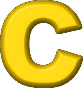 字母C PNG免抠(284x300)