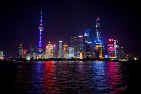 上海外滩夜景大厦