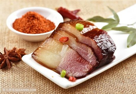 腊肉肥瘦相间美味鲜美五花肉 腊肉肥瘦相间美味鲜美五花肉