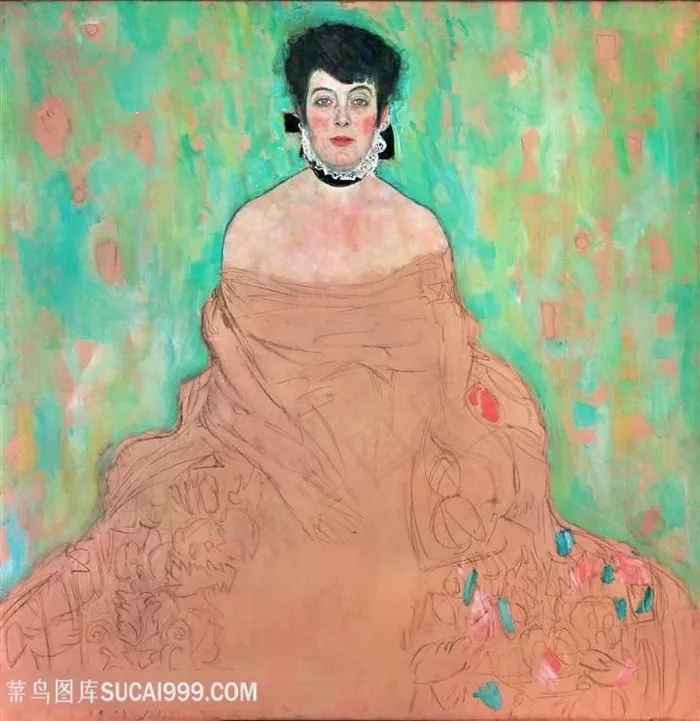 克里姆特油画唯美女性艺术挂画