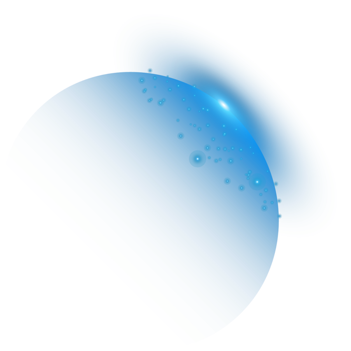 半圆光圈彩色带光png