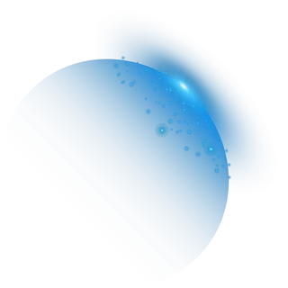 半圆光圈彩色带光png