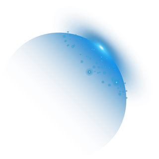 半圆光圈彩色带光png