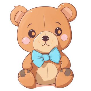 儿童玩具小熊插画
