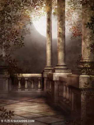 唯美童话世界拱门高清图片