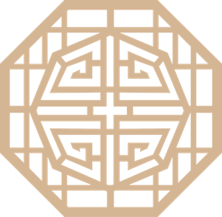 简约风中式传统图案窗花贴画镂空窗户瓷砖PNG免扣图片素材 (94)