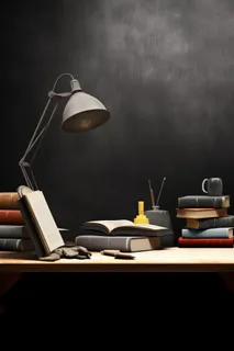 书桌书籍学习阅读背景