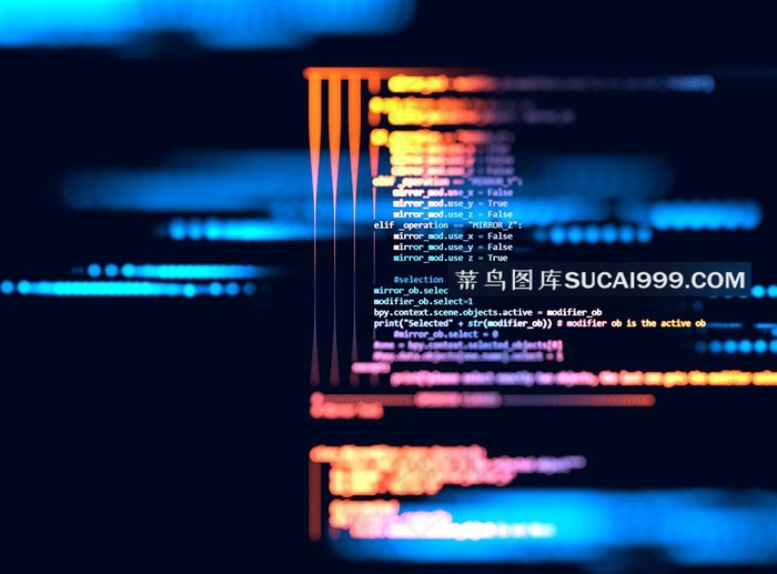 炫彩透明信息科技背景高清图片