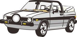 银色简约风汽车轿车越野车皮卡车汽车矢量图素材