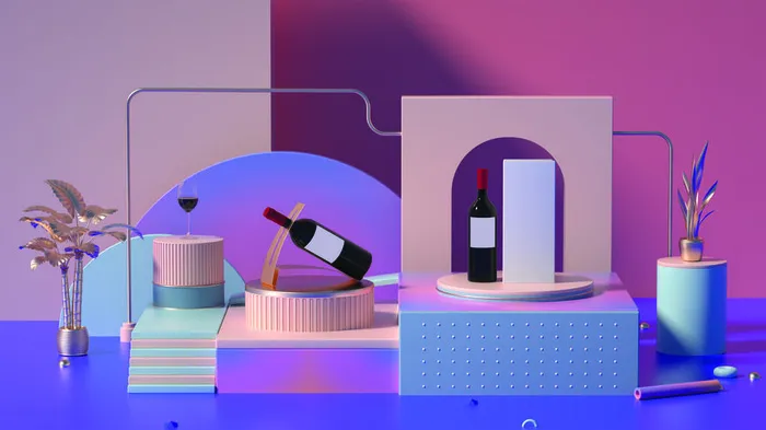 酒样机贴图包装logo样机